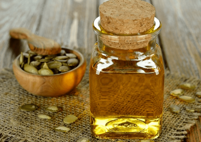 គ្រាប់ល្ពៅនិងទឹកឃ្មុំសម្រាប់ជំងឺរលាកក្រពេញប្រូស្តាត